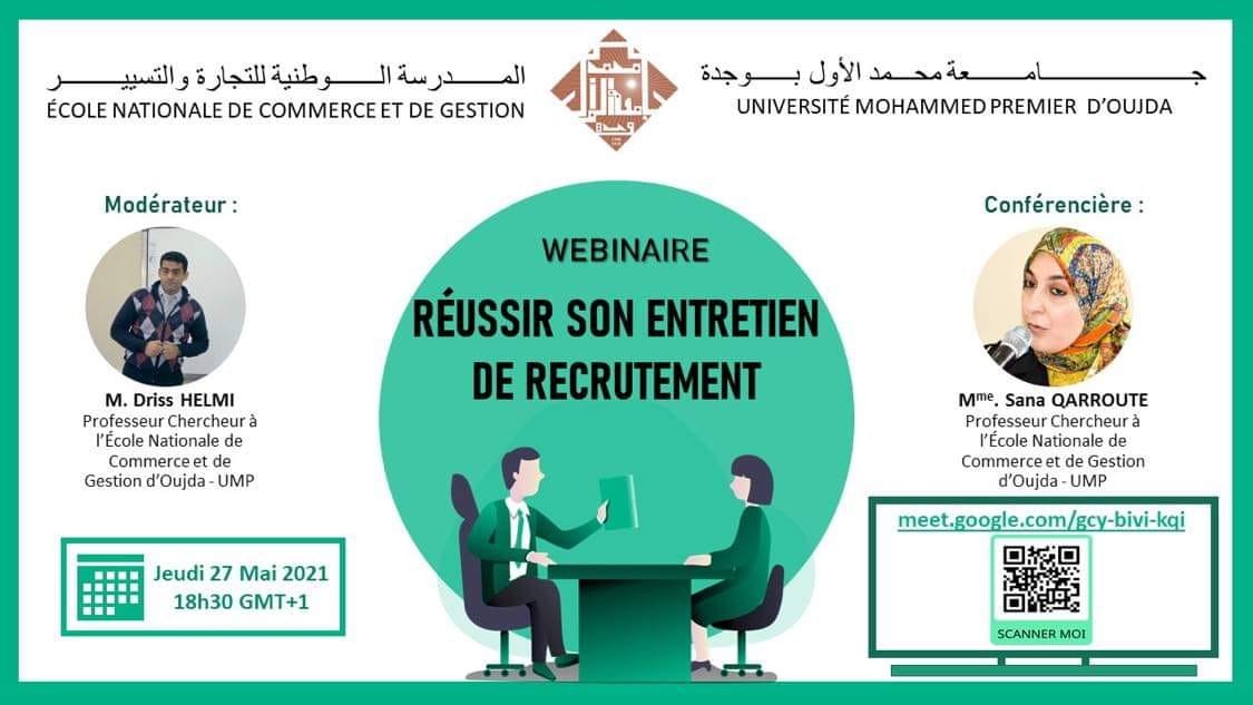 Webinaire: Réussir son entretien de recrutement